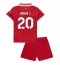 Liverpool Diogo Jota #20 Thuis tenue voor kinderen 2024-25 Korte Mouwen (+ broek)