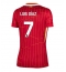 Liverpool Luis Diaz #7 Thuis tenue voor Dames 2024-25 Korte Mouwen