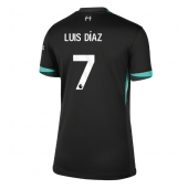 Liverpool Luis Diaz #7 Uit tenue voor Dames 2024-25 Korte Mouwen