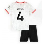 Liverpool Virgil van Dijk #4 Derde tenue voor kinderen 2024-25 Korte Mouwen (+ broek)