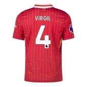 Liverpool Virgil van Dijk #4 Thuis tenue 2024-25 Korte Mouwen