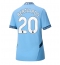 Manchester City Bernardo Silva #20 Thuis tenue voor Dames 2024-25 Korte Mouwen