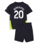 Manchester City Bernardo Silva #20 Uit tenue voor kinderen 2024-25 Korte Mouwen (+ broek)