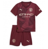 Manchester City Derde tenue voor kinderen 2024-25 Korte Mouwen (+ broek)