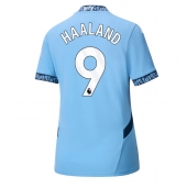 Manchester City Erling Haaland #9 Thuis tenue voor Dames 2024-25 Korte Mouwen