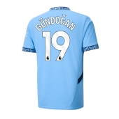 Manchester City Ilkay Gundogan #19 Thuis tenue 2024-25 Korte Mouwen