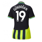 Manchester City Ilkay Gundogan #19 Uit tenue voor Dames 2024-25 Korte Mouwen