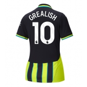 Manchester City Jack Grealish #10 Uit tenue voor Dames 2024-25 Korte Mouwen