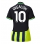 Manchester City Jack Grealish #10 Uit tenue voor Dames 2024-25 Korte Mouwen