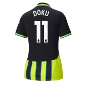 Manchester City Jeremy Doku #11 Uit tenue voor Dames 2024-25 Korte Mouwen