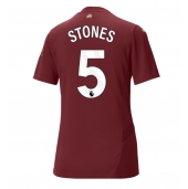 Manchester City John Stones #5 Derde tenue voor Dames 2024-25 Korte Mouwen