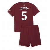 Manchester City John Stones #5 Derde tenue voor kinderen 2024-25 Korte Mouwen (+ broek)