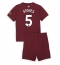 Manchester City John Stones #5 Derde tenue voor kinderen 2024-25 Korte Mouwen (+ broek)