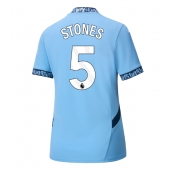 Manchester City John Stones #5 Thuis tenue voor Dames 2024-25 Korte Mouwen