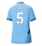 Manchester City John Stones #5 Thuis tenue voor Dames 2024-25 Korte Mouwen