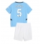 Manchester City John Stones #5 Thuis tenue voor kinderen 2024-25 Korte Mouwen (+ broek)