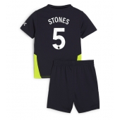 Manchester City John Stones #5 Uit tenue voor kinderen 2024-25 Korte Mouwen (+ broek)