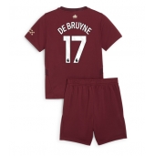 Manchester City Kevin De Bruyne #17 Derde tenue voor kinderen 2024-25 Korte Mouwen (+ broek)