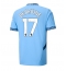 Manchester City Kevin De Bruyne #17 Thuis tenue 2024-25 Korte Mouwen