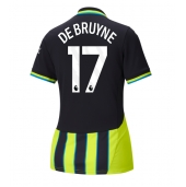 Manchester City Kevin De Bruyne #17 Uit tenue voor Dames 2024-25 Korte Mouwen