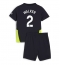 Manchester City Kyle Walker #2 Uit tenue voor kinderen 2024-25 Korte Mouwen (+ broek)