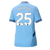 Manchester City Manuel Akanji #25 Thuis tenue voor Dames 2024-25 Korte Mouwen