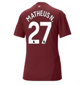 Manchester City Matheus Nunes #27 Derde tenue voor Dames 2024-25 Korte Mouwen