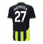 Manchester City Matheus Nunes #27 Uit tenue 2024-25 Korte Mouwen