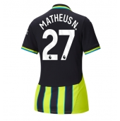 Manchester City Matheus Nunes #27 Uit tenue voor Dames 2024-25 Korte Mouwen