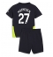 Manchester City Matheus Nunes #27 Uit tenue voor kinderen 2024-25 Korte Mouwen (+ broek)