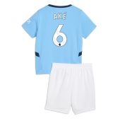 Manchester City Nathan Ake #6 Thuis tenue voor kinderen 2024-25 Korte Mouwen (+ broek)