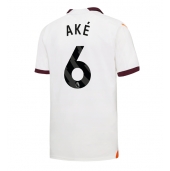 Manchester City Nathan Ake #6 Uit tenue 2023-24 Korte Mouwen