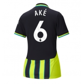 Manchester City Nathan Ake #6 Uit tenue voor Dames 2024-25 Korte Mouwen