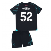 Manchester City Oscar Bobb #52 Derde tenue voor kinderen 2023-24 Korte Mouwen (+ broek)