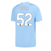 Manchester City Oscar Bobb #52 Thuis tenue 2023-24 Korte Mouwen