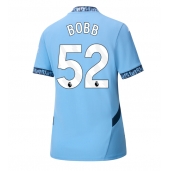 Manchester City Oscar Bobb #52 Thuis tenue voor Dames 2024-25 Korte Mouwen