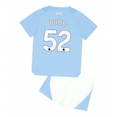 Manchester City Oscar Bobb #52 Thuis tenue voor kinderen 2023-24 Korte Mouwen (+ broek)