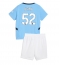 Manchester City Oscar Bobb #52 Thuis tenue voor kinderen 2024-25 Korte Mouwen (+ broek)