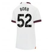 Manchester City Oscar Bobb #52 Uit tenue voor Dames 2023-24 Korte Mouwen