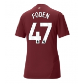 Manchester City Phil Foden #47 Derde tenue voor Dames 2024-25 Korte Mouwen