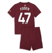 Manchester City Phil Foden #47 Derde tenue voor kinderen 2024-25 Korte Mouwen (+ broek)