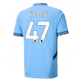 Manchester City Phil Foden #47 Thuis tenue 2024-25 Korte Mouwen