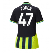 Manchester City Phil Foden #47 Uit tenue voor Dames 2024-25 Korte Mouwen