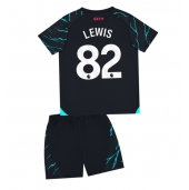 Manchester City Rico Lewis #82 Derde tenue voor kinderen 2023-24 Korte Mouwen (+ broek)