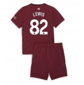 Manchester City Rico Lewis #82 Derde tenue voor kinderen 2024-25 Korte Mouwen (+ broek)