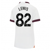 Manchester City Rico Lewis #82 Uit tenue voor Dames 2023-24 Korte Mouwen