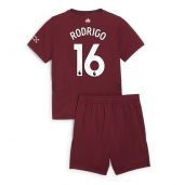 Manchester City Rodri Hernandez #16 Derde tenue voor kinderen 2024-25 Korte Mouwen (+ broek)