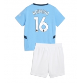 Manchester City Rodri Hernandez #16 Thuis tenue voor kinderen 2024-25 Korte Mouwen (+ broek)