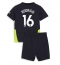 Manchester City Rodri Hernandez #16 Uit tenue voor kinderen 2024-25 Korte Mouwen (+ broek)