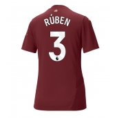 Manchester City Ruben Dias #3 Derde tenue voor Dames 2024-25 Korte Mouwen